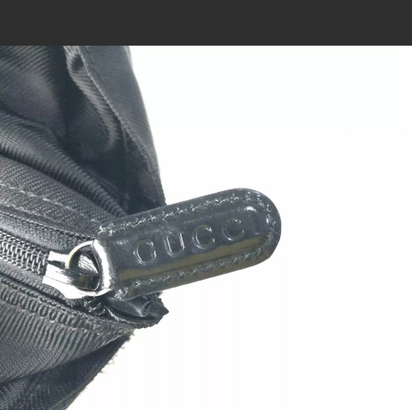 Gucci Bamboo Handled Black Nylon Tote - Picture 10 of 12